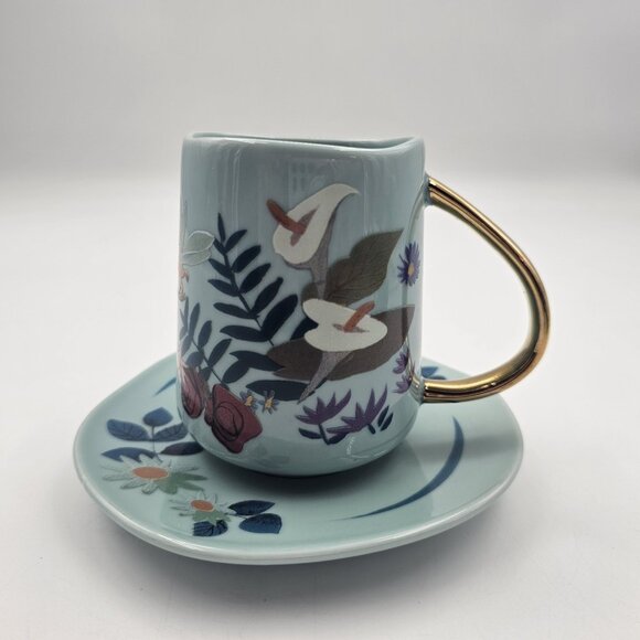 Disney Alice in Wonderland Mary Blair Teacup & Saucer Set Replacement 6.8 oz - Picture 4 of 12